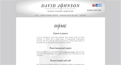 Desktop Screenshot of davidjohnsonpiano-hitchin.co.uk