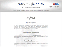 Tablet Screenshot of davidjohnsonpiano-hitchin.co.uk